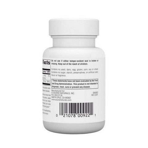 Source Naturals, Selenium Yeast Free, 200 Mcg, 60 Tabs Source Naturals