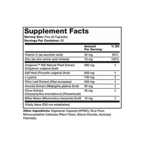 Olympian Labs, Herp-Eeze Immune System Support, 120 Veg Caps Olympian Labs