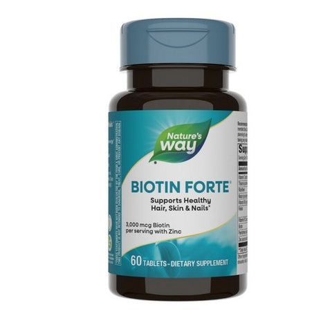 Biotin Forte 60 Tabs by Nature's Way