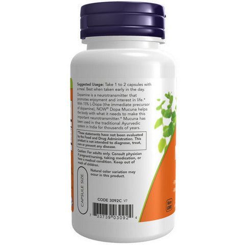 Now Foods, Dopa Mucuna, 90 Veg Caps