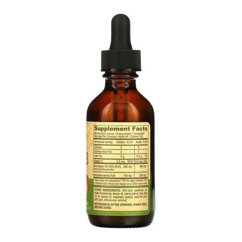 Deva Vegan Vitamins, Vegan Omega -3 DHA Liquid, Lemon, 2 Oz Deva Vegan Vitamins