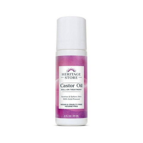 Heritage Store, Castor Oil Roll On Treatment, 3 OZ