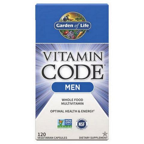 Garden of Life, Vitamin Code, Men's Formula 120 Caps Garden of Life