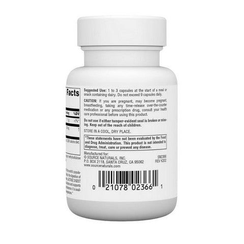 Source Naturals, Lactase Digest, 45 Vcaps Source Naturals