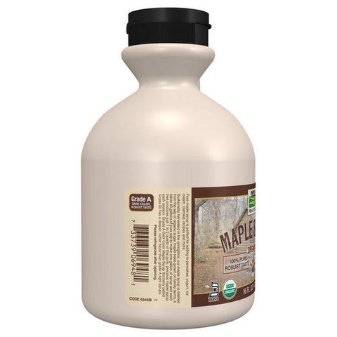 Now Foods, Organic Maple Syrup Grade A, Dark Color, 16 Oz Now Foods