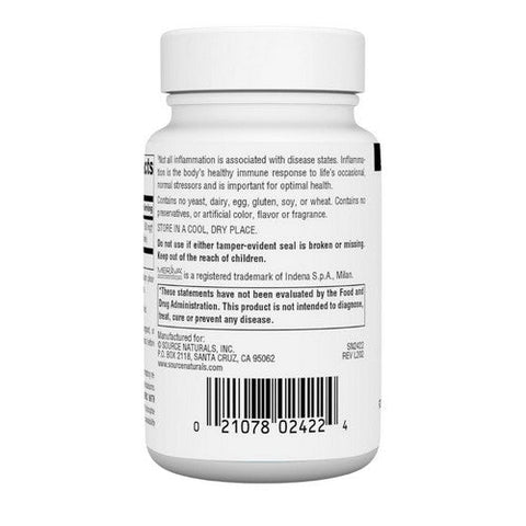 Source Naturals, Turmeric With Meriva, 500 Mg, 30 caps Source Naturals