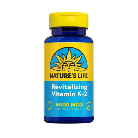 Nature's Life, Vitamin K-2 Menatetrenone, 5000 mcg, 60 tabs