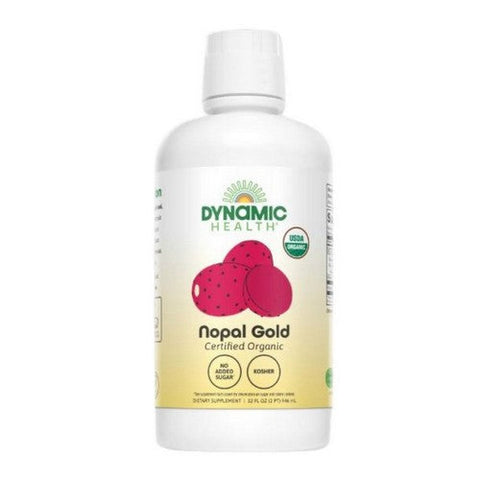 Dynamic Health Laboratories, Organic Certified Nopal Gold, 32 oz