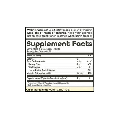 Dynamic Health Laboratories, Organic Certified Nopal Gold, 32 oz