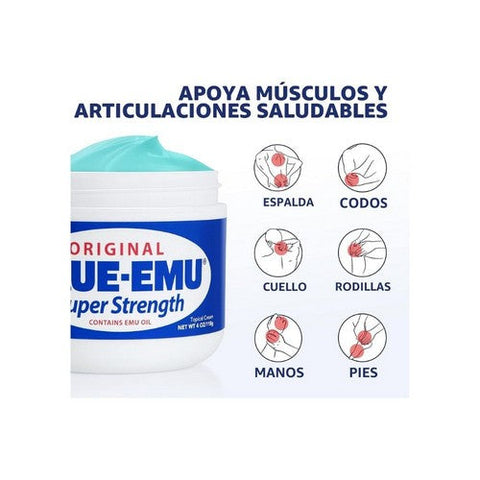 Blue-Emu, Original Super Strength Topical Cream, 4 Oz Blue-Emu