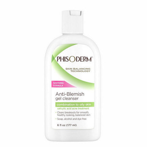 Phisoderm, Anti-Blemish Gel Cleanser, 6 oz