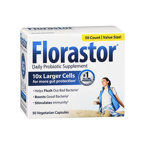 Florastor, Maximum Strength Probiotic Dietary Supplement Caps, 250 Mg, 50 caps